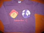 Paars Paddington shirt, 92, Kinderen en Baby's, Ophalen of Verzenden, Zo goed als nieuw, Jongen, Shirt of Longsleeve