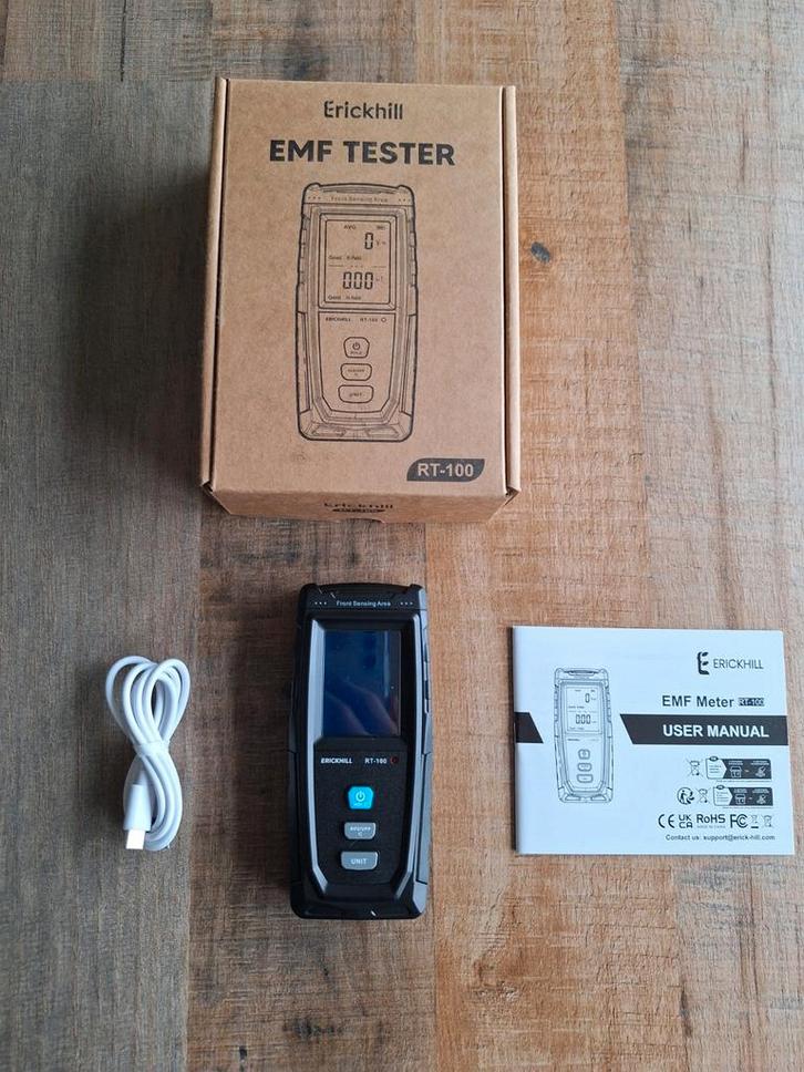 EMF Meter, Doe-het-zelf en Verbouw, Meetapparatuur, Zo goed als nieuw, Ophalen of Verzenden