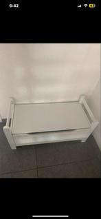 Witte Schoenenkast / Speelgoedbankje, Minder dan 90 cm, Ophalen of Verzenden, Zo goed als nieuw, Minder dan 75 cm