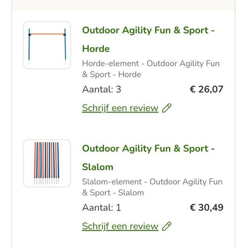Agility behendigheid speelgoed hond 2 soorten, Dieren en Toebehoren, Hondenspeelgoed, Nieuw, Behendigheidspeelgoed, Ophalen