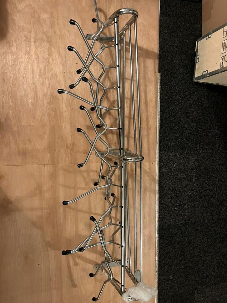 Retro kapstok vintage 140cm, Huis en Inrichting, Woonaccessoires | Kapstokken, Zo goed als nieuw, Wandkapstok, Hout, Ophalen of Verzenden