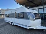 Hobby Prestige 660 WFC 2018 NIEUWE TENT + MOVER + AIRCO, Caravans en Kamperen, 6 tot 7 meter, Bedrijf, Standaardzit, Hordeur