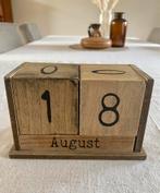 Houten blokkalender, Diversen, Kalenders, Ophalen of Verzenden, Zo goed als nieuw