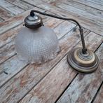 Art Deco Holphane hanglamp plafonnière retro lamp vintage, Huis en Inrichting, Lampen | Hanglampen, Ophalen of Verzenden, Zo goed als nieuw