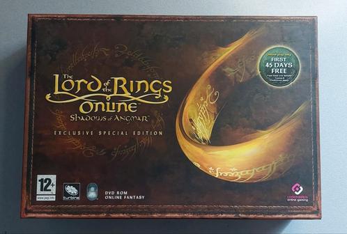 Lord of the Rings Online Shadows of Angmar Special Edition, Spelcomputers en Games, Games | Pc, Zo goed als nieuw, Role Playing Game (Rpg)