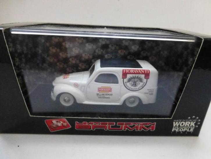 Brumm R366B Fiat 500 C 1950, Hobby en Vrije tijd, Modelauto's | 1:43, Zo goed als nieuw, Auto, Overige merken, Ophalen of Verzenden