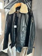 Pall Mall Leren Piloten Jack maat M, Ophalen of Verzenden, Zo goed als nieuw, Overige maten, Zwart