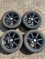 Set zwarte velgen met Vredestein winterbanden 5x112, Ophalen, Gebruikt