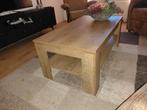 Salontafel eiken look, 100 tot 150 cm, Zo goed als nieuw, Minder dan 50 cm, Rechthoekig