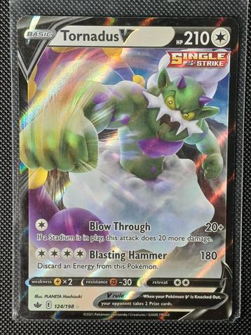 Tornadus V 124/198 - Chilling Reign beschikbaar voor biedingen