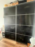 Pax kast schuifdeuren 2 stuks glas 2: 1 meter breed, Ophalen, Zo goed als nieuw, Glas, 200 cm of meer