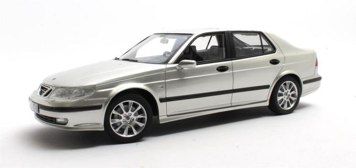 Cult Models 1:18 Saab 9-5 Turbo Aero silver metallic 1998, Hobby en Vrije tijd, Modelauto's | 1:18, Nieuw, Auto, Overige merken