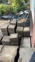 Gratis tegels., Tuin en Terras, Ophalen, Gebruikt, Beton, Terrastegels