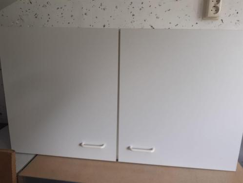 2 deurs bovenkastje, Huis en Inrichting, Keuken | Keukenelementen, Gebruikt, Minder dan 100 cm, 50 tot 100 cm, 25 tot 50 cm, Wit