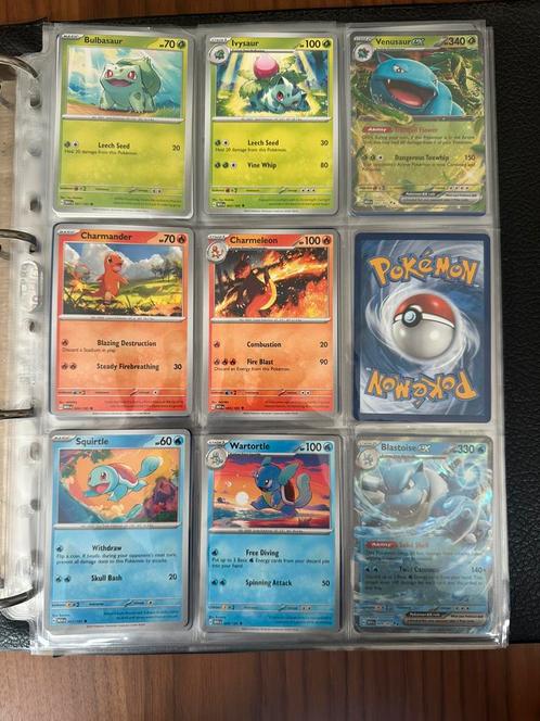 Pokemon kaarten 151 masterset basis +map er missen 2 kaarten, Hobby en Vrije tijd, Verzamelkaartspellen | Pokémon, Zo goed als nieuw