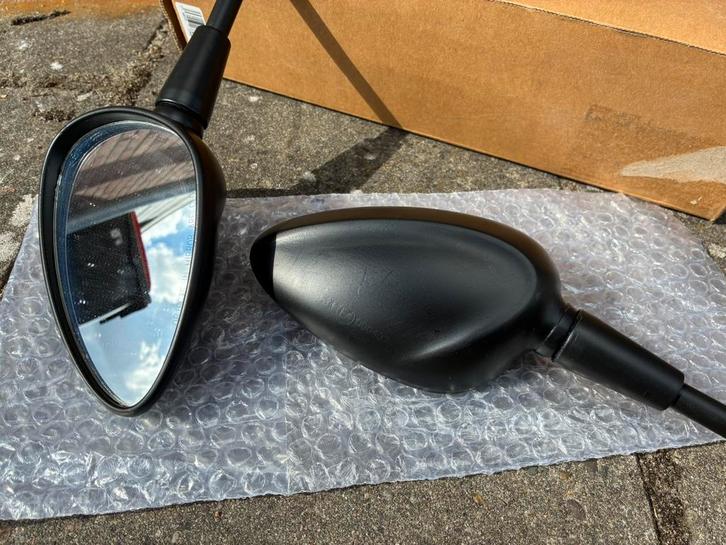 Orginele zwarte Vespa spiegels, Fietsen en Brommers, Brommeronderdelen | Scooters, Zo goed als nieuw, Vespa, Overige typen, Ophalen of Verzenden