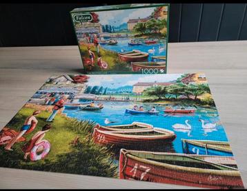 Falcon Puzzel - The Boating Lake - 1000 Stukjes beschikbaar voor biedingen