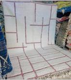 Beni Ouarain Tapijt - Vloerkleed, Wit, Ophalen of Verzenden, 200 cm of meer, Rechthoekig