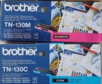 Brother toner TN-130 Magenta en TN-130 Cyan origineel, Ophalen of Verzenden, Nieuw, Toner, Brother