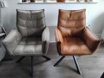 2 fauteuils draaibaar, Ophalen of Verzenden, Zo goed als nieuw, 50 tot 75 cm