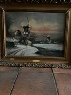 schilderij, omgeving Amstel, moet opnieuw worden ingelijst!, Antiek en Kunst, Kunst | Schilderijen | Klassiek, Ophalen of Verzenden