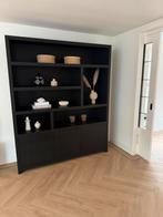 Boekenkast Diamond Zwart Eiken van Zen Lifestyle, Ophalen, Zo goed als nieuw, 25 tot 50 cm, 200 cm of meer