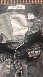 Zwart Spijkerblouse nik&nik jongen 110 zo goed als nieuw, Overhemd of Blouse, Nik&Nik, Ophalen of Verzenden, Zo goed als nieuw