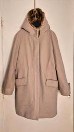 Marella (Max Mara) wollen jas met capuchon - Maat 38, Maat 38/40 (M), Verzenden, Beige, Max Mara