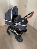 Combiwagen kinderwagen met reiswieg en verstelbare duwstang, Kinderen en Baby's, Kinderwagens en Combinaties, Gebruikt, Combiwagen