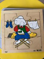 Legpuzzel Rolf 9 stukjes hout strijken muis, Ophalen of Verzenden, 10 tot 50 stukjes, Gebruikt