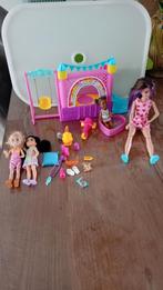 Barbie Chelsea set speeltuin oppas Skipper, Ophalen of Verzenden, Zo goed als nieuw, Barbie