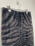 Pauw Studio faux fur zebraprint rok zwart grijs maat 1/S, INFO@PAUW.COM, Europaplein 37 1078 GV AMSTERDAM, Zwart, Pauw