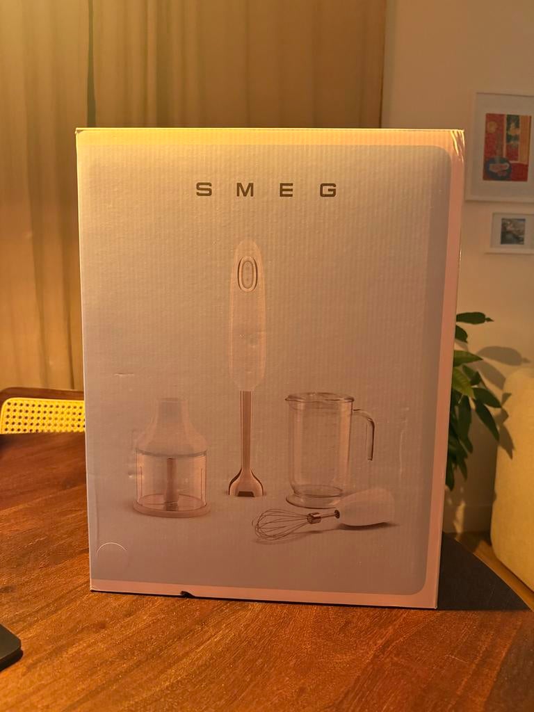NIEUW Smeg Staafmixer met Opzetstukken, Ophalen of Verzenden, Nieuw, Blender