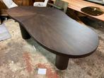 Organische eettafel, 215x110cm, bruin, hoge korting!, Ophalen, 100 tot 150 cm, Vijf personen of meer, Overige vormen