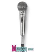 Dynamische microfoon vocaal XLR metaal zilver incl. 5m kabel, Nedis, Nieuw, Info@marbeco.nl, Zangmicrofoon