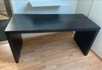 Malm bureau Ikea zwartbruin zónder ladenkast, Ophalen, Gebruikt, Bureau
