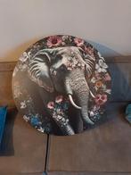 Muurcirkel olifant, Ophalen of Verzenden, Zo goed als nieuw, Foto of Poster, Minder dan 50 cm