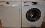 miele set wasmachine en condensdroger, Witgoed en Apparatuur, Wasmachines, Ophalen, Gebruikt, Voorlader, Energieklasse A of zuiniger
