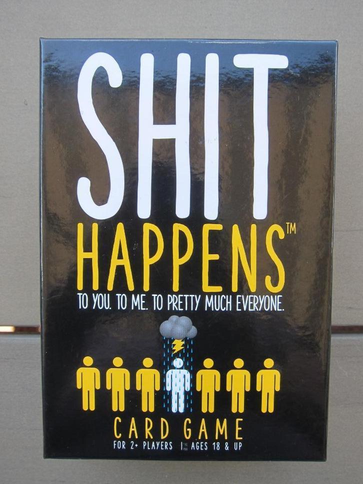 Kaart spel - Shit Happens Card Game, Hobby en Vrije tijd, Gezelschapsspellen | Kaartspellen, Nieuw, Ophalen of Verzenden