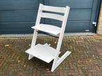 Stokke Tripp Trapp + Gliders | Origineel | Wit | Netjes!, Kinderen en Baby's, Kinderstoelen, Ophalen, Zo goed als nieuw, Meegroeistoel
