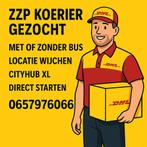 Zzp koerier nijmegen - met of zonder bus, 33 - 40 uur, Overige niveaus, Freelance of Uitzendbasis