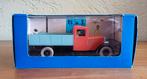 De rode vrachtwagen de Blauwe Lotus auto Tintin 1:43, Ophalen of Verzenden, Kuifje, Zo goed als nieuw, Beeldje of Figuurtje