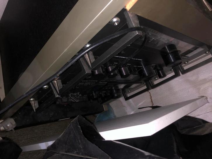 Geluidversterker met 2 Super Boxen, Audio, Tv en Foto, Versterkers en Receivers, Gebruikt, Stereo, Minder dan 60 watt, Overige merken