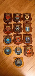 Wapenschildjes Marine, Verzamelen, Militaria | Algemeen, Ophalen of Verzenden, Marine, Nederland, Overige typen