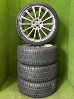 Originele 19 inch Mercedes AMG velgen winterbanden C-klasse, 19 inch, Gebruikt, Banden en Velgen, Germany
