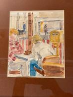 Hans Bayens  Aquarel  Gesigneerd, Antiek en Kunst, Ophalen