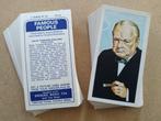 Famous People complete set 50 tea cards Brooke Bond 1969, Ophalen
