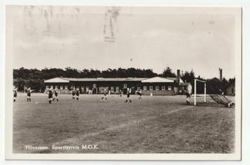 Hilversum Sportterrein M.O.K. voetbal ansichtkaart 1955 beschikbaar voor biedingen