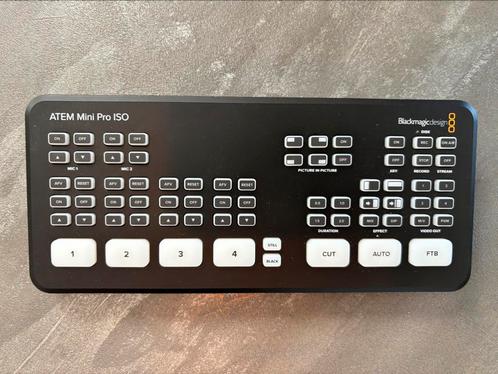 Blackmagic ATEM Mini Pro ISO (HDMI), Audio, Tv en Foto, Professionele Audio-, Tv- en Video-apparatuur, Zo goed als nieuw, Video