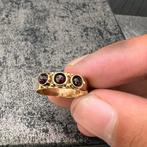 14k gouden ring met robijn stenen, 20 of groter, Heer, Nieuw, Ophalen of Verzenden